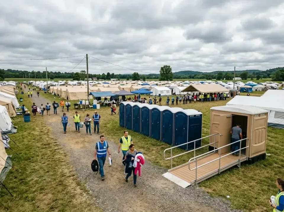 disaster-relief-camp-restrooms-010 — frequently asked questions, Dumpster & Portable Bathrooms Rental in Licking, MO